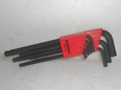 New Bondhus 10999 BLX9M 9-Pieces Metric Ball End Hex L Wrench Set 1.5-10mm - Image 1 of 4