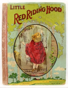 Antique Little Red Riding Hood M.A Donohue 130 Tom Thumb Chicago Illustrated - Imagen 1 de 10