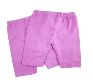 2 Piece Bike Shorts Leggings Mid-Thigh GIRLS Ages 3-4 - Picture 1 of 3