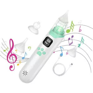 Baby Nasal Aspirator Electric Nose Cleaner Nose Aspirator for Toddler Waterproof - Picture 1 of 11