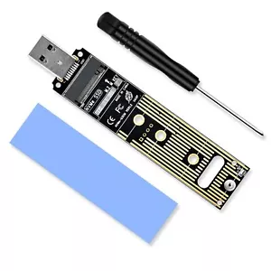 NVMe to USB Adapter USB 3.1 Gen 2 M.2 NVMe SSD Converter 10Gbps PCIe Hard Drive - Picture 1 of 7