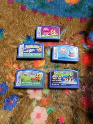 Leapfrog Leapster Games Tested  5 Starwars ,Disney Princess , Thomas etc - Image 1 of 4