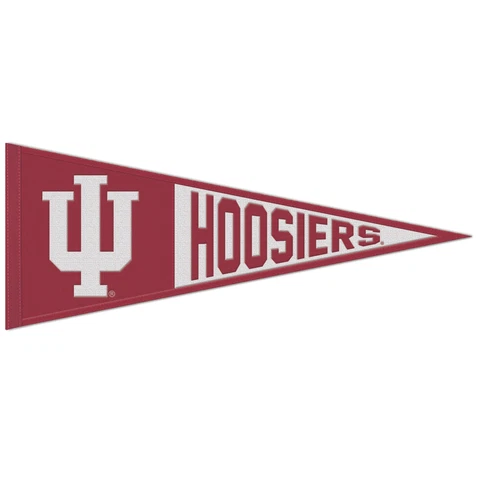 WinCraft Indiana Hoosiers 13" x 32" Wool Primary Logo Pennant Cover