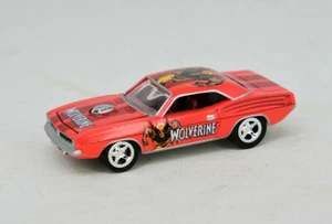 Red 1970 Plymouth Cuda X Men Wolverine 1/64 Johnny Lightning - Picture 1 of 5