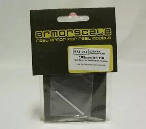 1/72 Armorscale 105mm leFH18 GUN BARREL for GERMAN FIELD HOWITZER #B72-045 - Picture 1 of 1