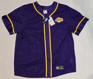 Los Angeles Lakers Offficial Nike 2022 Baseball Trikot Größe Herren XXL Neu mit Etikett NEU - Bild 1 von 4