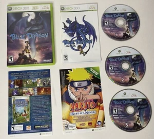 Blue Dragon Microsoft Xbox 360 2007 completo con insertos manuales probado en caja original funciona - Imagen 1 de 22