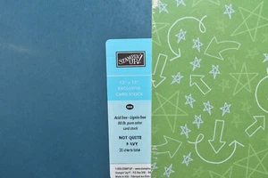 DARLING DOODLES DOPPELSEITIGES PAPIER & NICHT GANZ MARINEBLAUER KARTON 12" X 12" - Bild 1 von 8