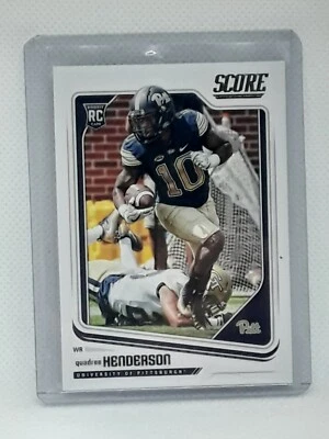 Quadree Henderson 2018 Score Football - RC #405 - Pitt Panthers - Image 1 of 2