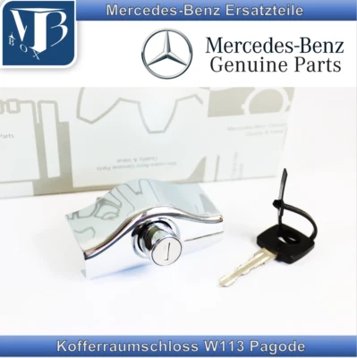 Original Mercedes-Benz W113 Pagode 250SL Schloss, Druckschloss Heckdeckel - Image 1 of 4