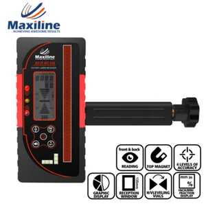 Red Beam Rotary Laser Level Digital Reading Receiver Detector DLD200 Video - Picture 1 of 5