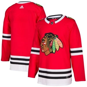 Nueva camiseta roja Adidas Pro Home 2XL 56 auténtica en blanco de los Chicago Blackhawks para hombre - Imagen 1 de 3
