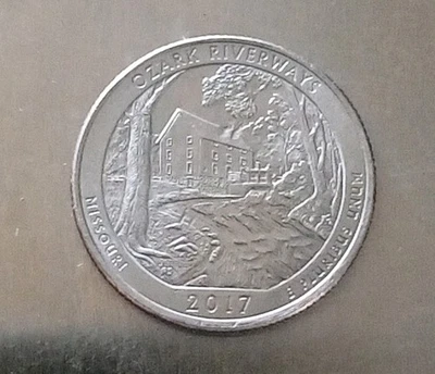 2017 State Quarter Error  On Reverse - Image 1 of 3
