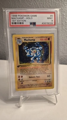 Machamp Base Set 1st Edition PSA 9 - Image 1 of 2