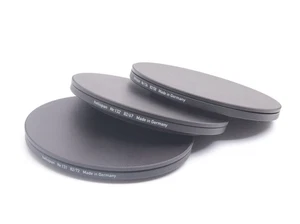 USED Heliopan Set of 3 Step Up Rings 58mm/67mm/72mm TO 82mm and Metal Caps - Picture 1 of 3