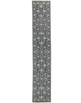 3X14 Muted Color Transitional Floral Oriental Runner Rug Hallway Carpet 2'6X13'9 - Image 1 of 4