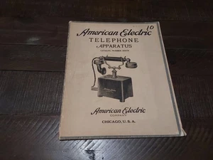 American Electric Telephone Apparatus 1919 catálogo n.º 60 suministros de herramientas para teléfonos - Imagen 1 de 21