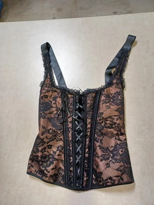 Adore Me Lace Trim Corset, S - Image 1 of 3