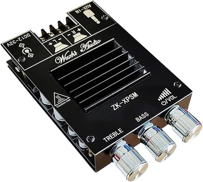 ZK-XPSM 150W + 150W TDA7498E Amplificatore Di Potenza Audio Equalizzatore BT 5.0 - Immagine 1 di 4