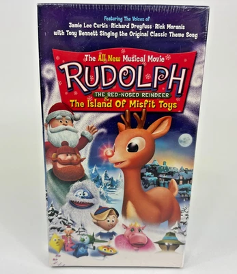 Sealed Rudolph The Red-Nosed Reindeer  The Island Of Misfit Toys Movie VHS/2001 - Image 1 of 3