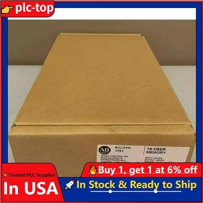 Factory Sealed AB 1761-L16BBB MicroLogix 1000 Controller US Free Tax - Image 1 of 4