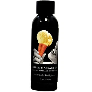 Earthly Body Edible Massage Oil 2oz - Vanilla - Picture 1 of 1
