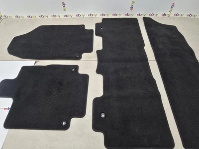 Juego de alfombrillas negras genuinas Honda Odyssey 18-23 3 filas forros OEM almohadillas Foto 1 de 4