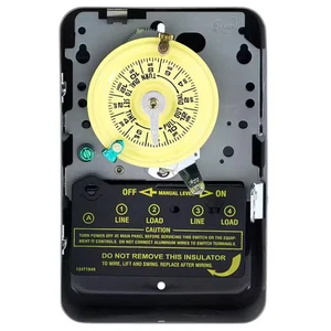 Intermatic T100 Serie 40 Amp 24 Stunden Innen Mechanische Zeitschaltuhr - Bild 1 von 2