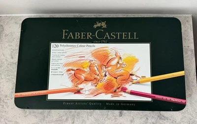 Juego de Lápices Faber-Castell Polychromos - Colores Surtidos, Juego de 120 Nuevos Sin Usar Foto 1 de 4