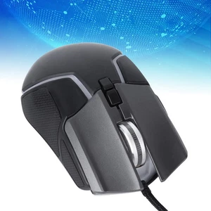 Gaming Mouse Adjustable DPI Mechanical Ergonomic RGB Lighting Wired Mice Fo SG - Picture 1 of 24