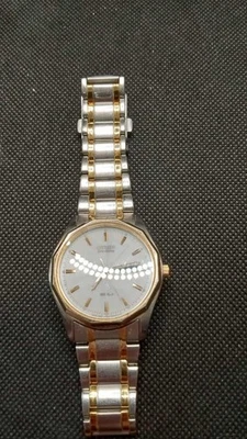 Citizen Women's Eco-Drive Two-Tone Watch 890406 White Dial Date - Image 1 of 4