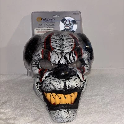 California Last Laugh the Scary Clown Mask Adult With Carry Around Clown Insane - Image 1 of 3