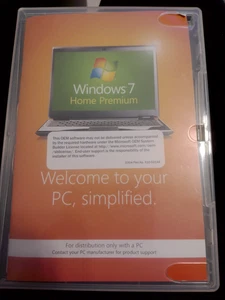 AUSTRALIA STOCK GENUINE Microsoft Windows 7 Home Premium CD WITH KEY - Picture 1 of 2