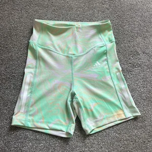 Green Cycling Adidas Shorts Size Xs BNWT - Picture 1 of 5