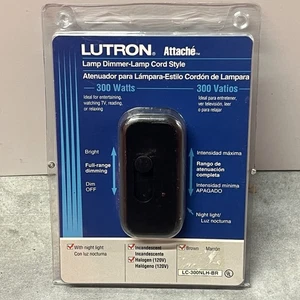 Lutron Lampe Dimmer Schalter Kabel Style LC-300NLH *braun* - Bild 1 von 6