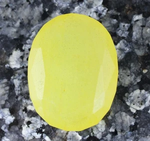 299,10 Ct Natürlicher Madagaskar Gelber Saphir 47 x 35 mm Oval Edelstein Super Angebot - Bild 1 von 8