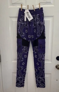 Guapi Pants Bandana Print Cargo Limited Edition Aaron Wilhelm Size 30 (G10) - Picture 1 of 6