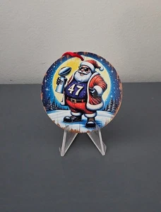 BALTIMORE RAVENS SUPER BOWL 47 CHAMPIONS SANTA CLAUS CHRISTMAS TREE ORNAMENT - Picture 1 of 2