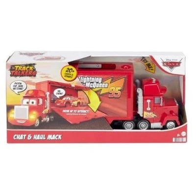 MATTEL CARS TRACK TALKERS CAMION MACK TRASPORTA AUTO CON LUCI E SUONI