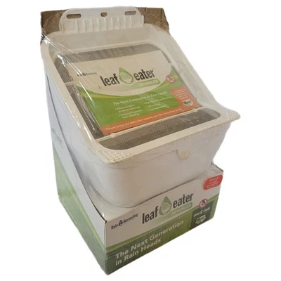 Rain Harvesting Advanced Leaf Eater VH pivote se adapta a bajantes rectangulares de 2x3" NUEVO Foto 1 de 4