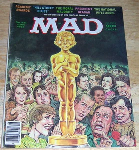 MAD MAGAZINE #231 1982 The Oscars Academy Awards Cover S2 - Imagen 1 de 1