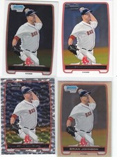 BOSTON RED SOX - Bowman Prospect & Rookie Card Lots - 2010, 2011, 2012