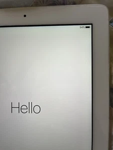 Apple iPad 3rd Gen. 16GB, Wi-Fi, 9.7" Silver Back White Border Front&Stand WORKS - Picture 1 of 20