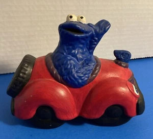 Krümelmonster im Auto Keramik Figur Sesamstraße Vintage - Bild 1 von 3