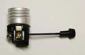 ON/OFF TURN KNOB MEDIUM E26 BASE SOCKET INTERIOR WITH 2" MANDREL NEW 48200JB - Picture 1 of 5