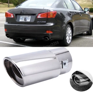 For Lexus IS250 2006-2015 Silver Car Stainless Rear Exhaust Pipe TailMuffler Tip - Picture 1 of 16