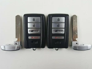 LOT OF 2 ORIGINAL ACURA RDX MDX 14-20 SMART KEY LESS ENTRY REMOTE BLANK UNCUT US - Bild 1 von 12