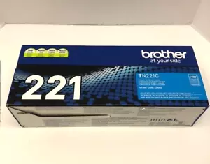 Cartuccia toner ciano Brother TN221C TN-221C standard originale - PESA 100% PIENO! - Foto 1 di 9