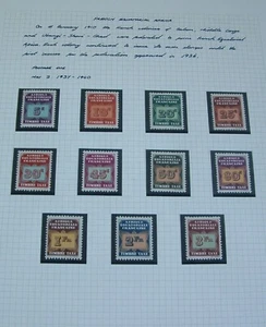 FRENCH Eq AFRICA 1937 old page postage dues MVLH mint full gum, clean, fresh. - Picture 1 of 1