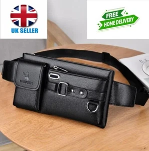 WEIXIER Men Women Single Shoulder Large Capacity Waist Bag Men Chest Wallet UK - Picture 1 of 12